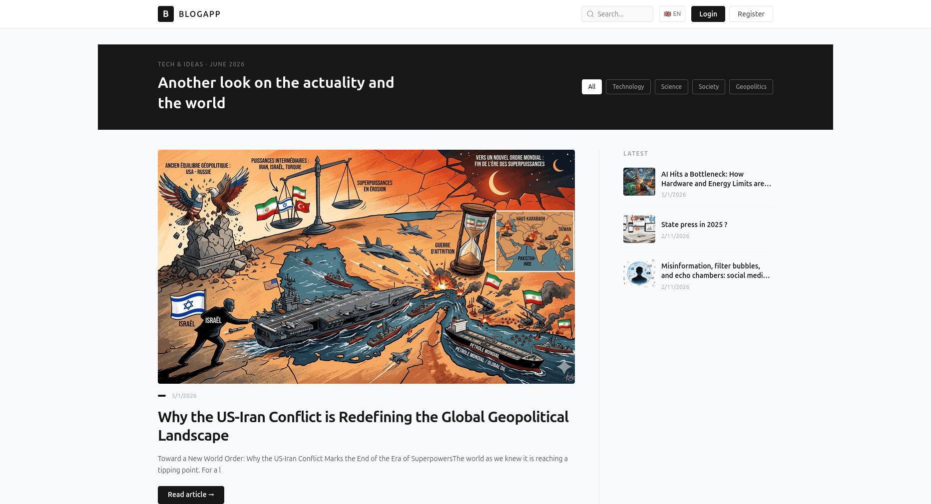 Blog App